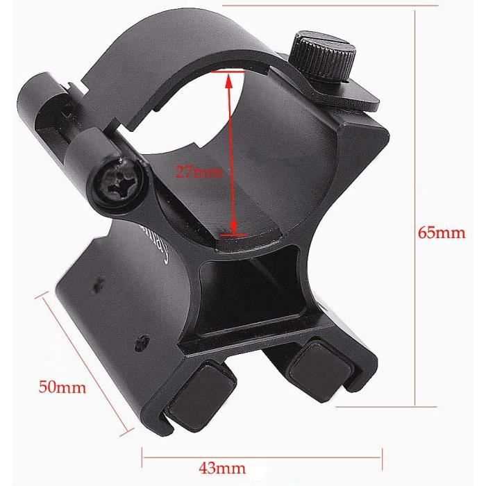 Support Magnétique TrustFire GM03 Pour Lampe Torche 23-26mm - Fixation Tactique Solide