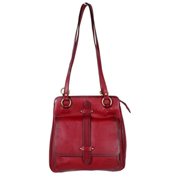 Sac à Main Cuir Femme KATANA 66828 – Taille Moyenne Élégante, 3 Couleurs, Porté Main Ou Bandoulière