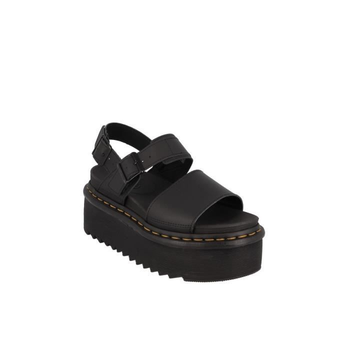 Sandale Plateforme DOC MARTENS VOSS QUAD Noir Brides
