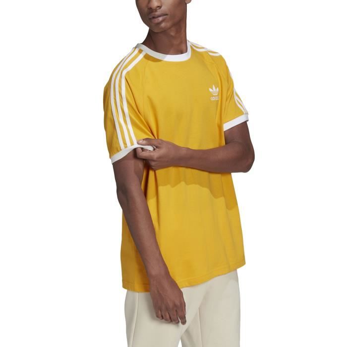 T shirt adidas jaune homme on sale