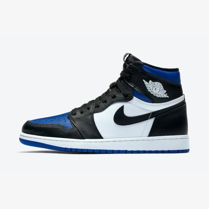 Air jordan 1 hotsell bleu et noir