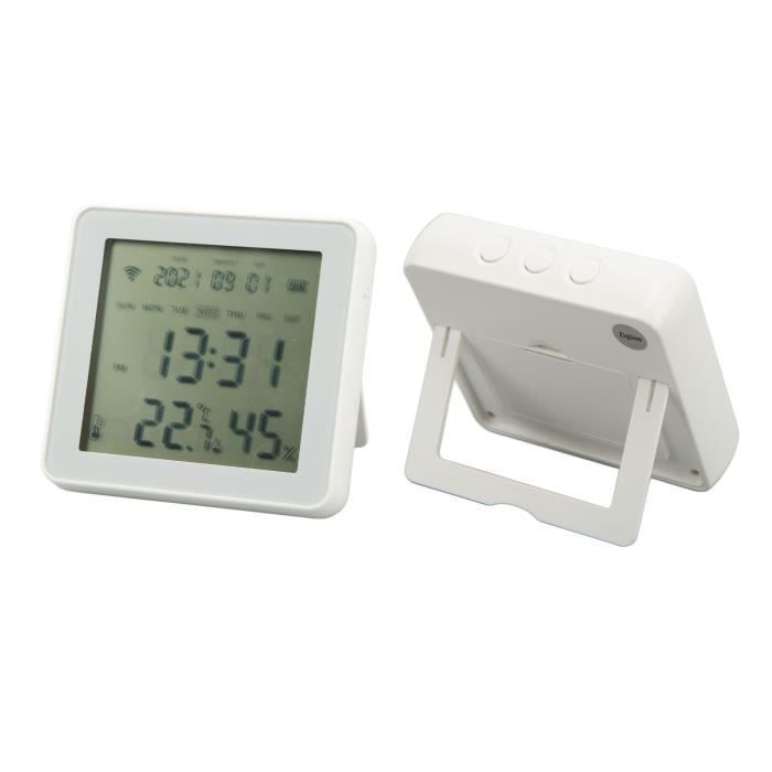 VBESTLIFE Thermomètre WIFI Connecté écran LCD 2.9 pouces pour Tuya