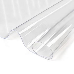 Eisdroma Protection De Table Ronde Transparente De 137,2 Cm D'épaisseur
