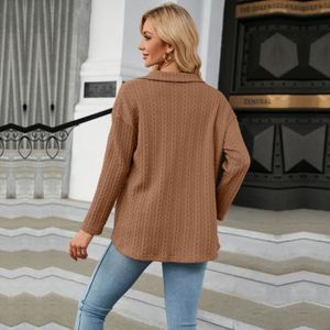Cardigan Long Femme Oversize à Boutons - Avondii Manches Longues Confortable