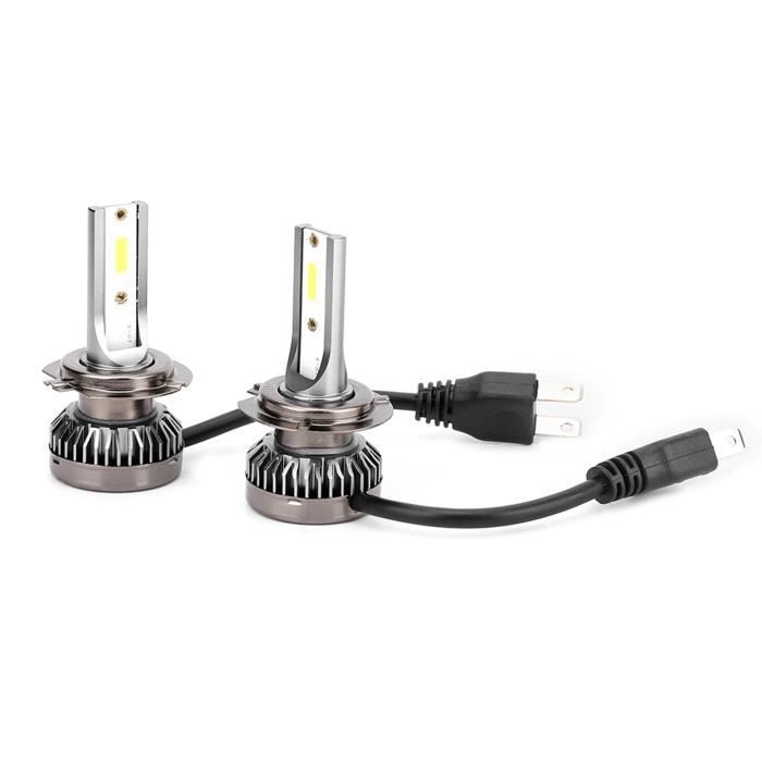 Cikonielf phare étanche 2pcs Mini H7 LED DOB Ampoule Étanche Auto