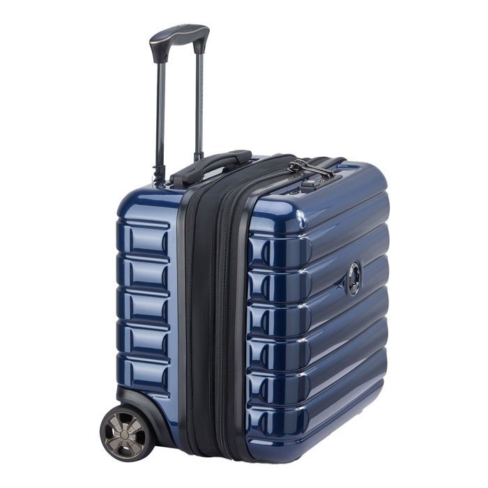 Valise Delsey Shadow 5.0 28" Bleu Cobalt - Hardside Spinner - Neuf Avec Défauts - Polycarbonate