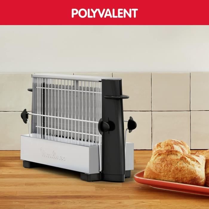 Grille-pain 4 Tranches Laura Ashley Vintage Inox - Fonction Réchauffe Viennoiseries - Rose