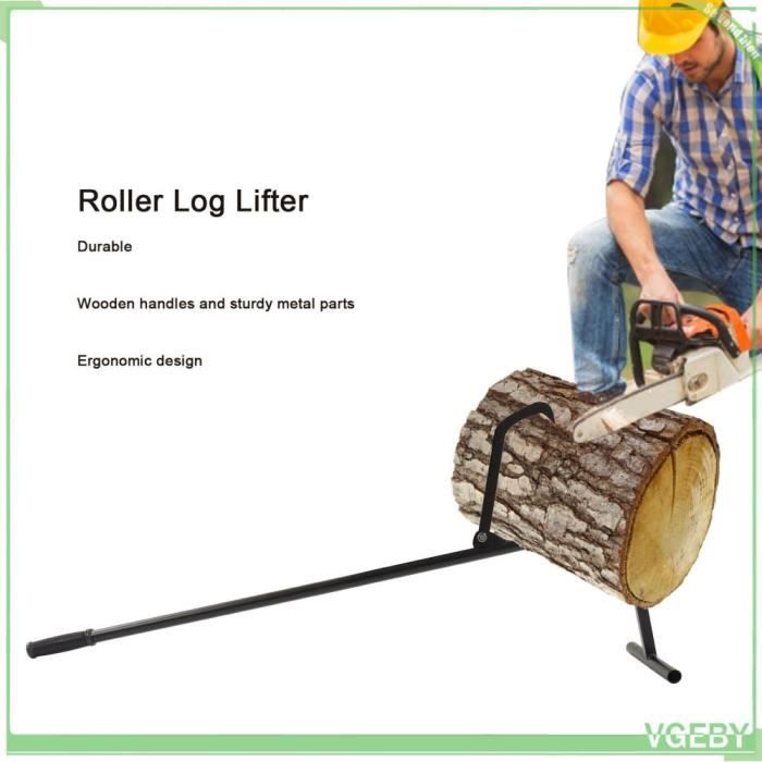 Lève-bûche en aluminium VGEBY - Outil de bûcheronnage ergonomique avec ...