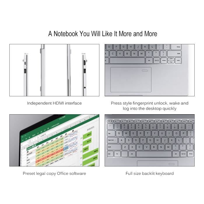 Ordinateur Portable-Xiaomi Mi Air 2019 PC Portable-Windows2