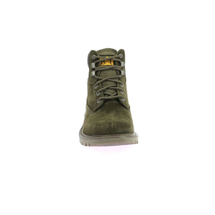 Chaussures CATERPILLAR - Taille 45 EU - Vert Kaki - Cuir & Toile - Occasion Très Bon état