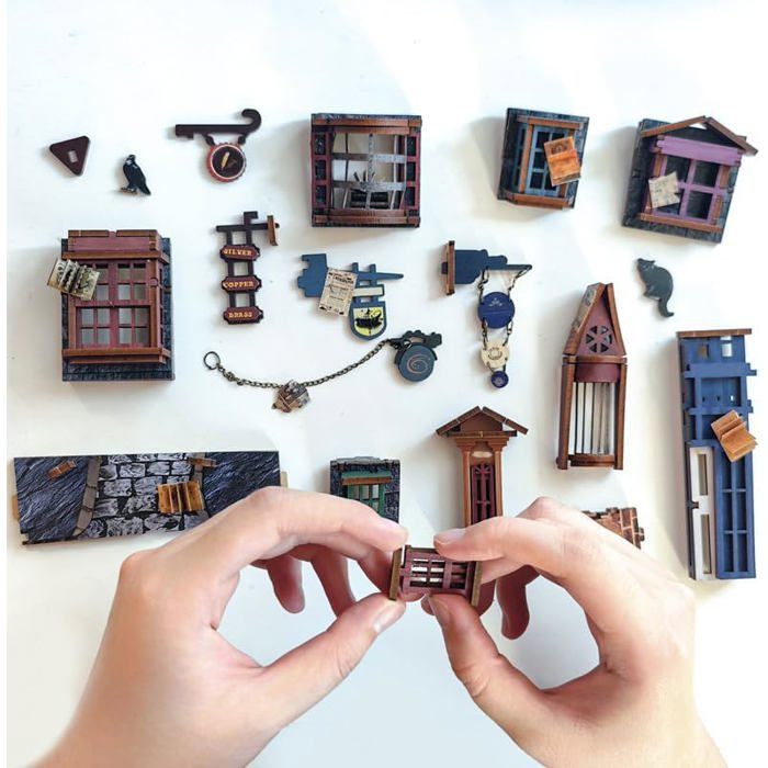 MiniCity Book Nook Kit, DIY Miniature Maison De Poupée Booknook Kit Puzzle En Bois 3d Serre Livres Bibliotheque Decoration A Amz MiniCity Book Nook Kit, DIY Miniature Maison De Poupée Booknook Kit Puzzle En Bois 3d Serre Livres Bibliotheque Decoration A Amz