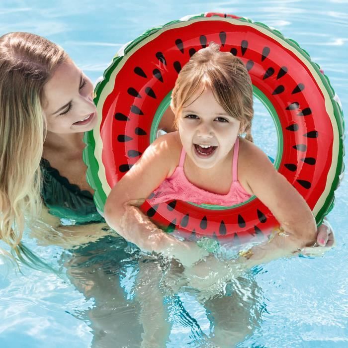 2 Pièces Anneau De Natation Lumineux Bouée De Piscine Tubes De Piscine