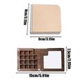Kit Aquarelle Miniature MOSTFUN - Palette Voyage 8 Godets, Carnet Et Pinceaux - Parfait Pour Peinture Nomade