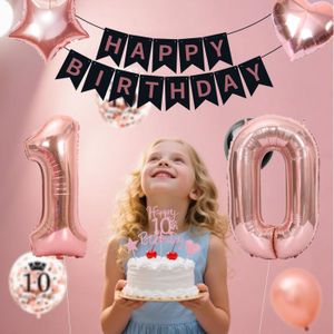 Ballons Anniversaire Princesse - Décoration Pour Fête D'Anniversaire