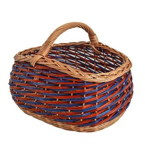 Panier ajouré ovale - Vannerie Osier Aurélien Métézeau