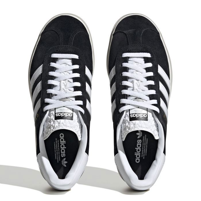 Chaussures ADIDAS Gazelle Bold W Noir Lacets Synthétique