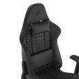 CORSAIR - Chaise bureau - Fauteuil Gaming - TC100 RELAXED - Similicuir - Ergonomique - Accoudoirs réglables - Noir --7