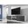 Meuble tv gris laque