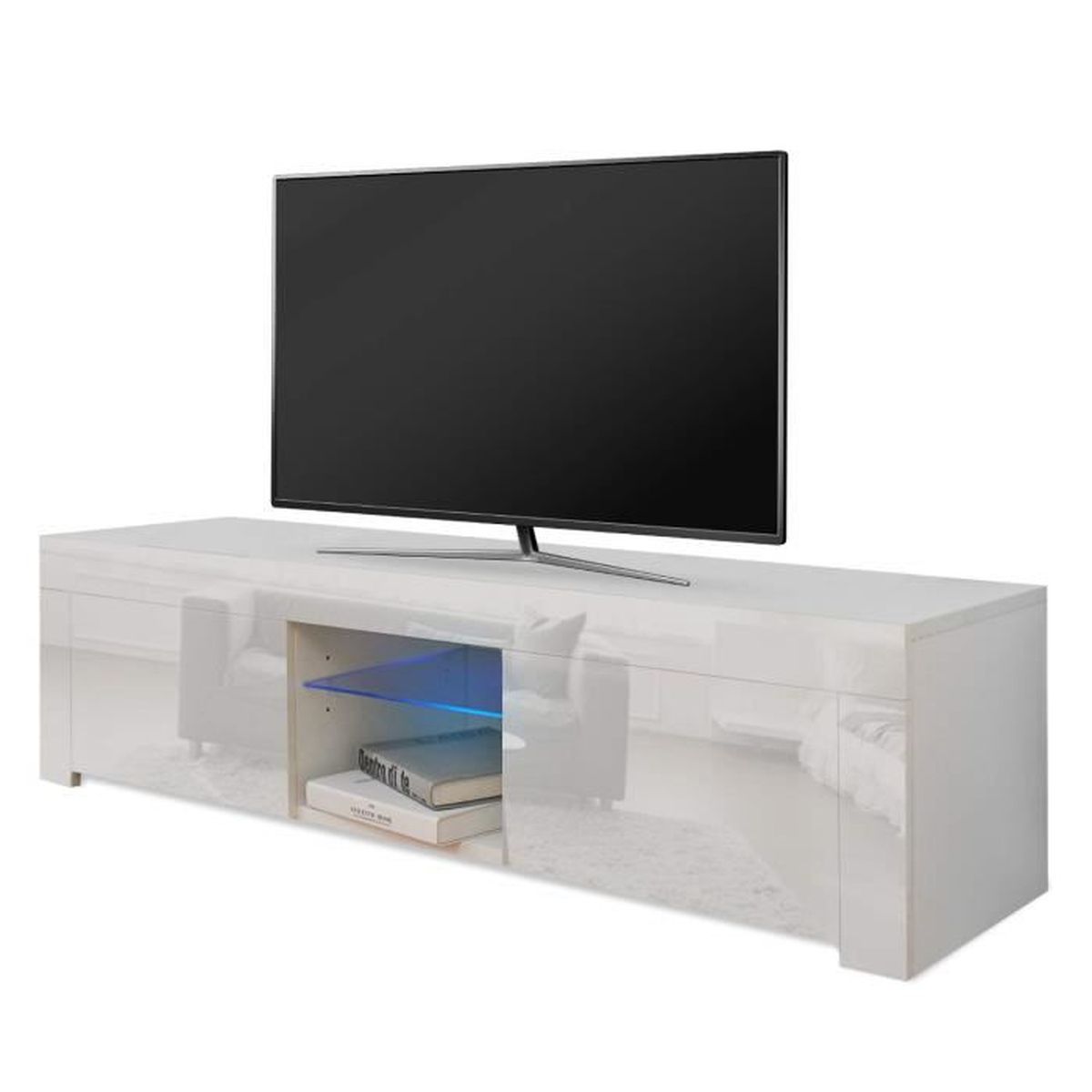New Meuble De Salon Blanc Cdiscount New Meuble De Salon Blanc Cdiscount