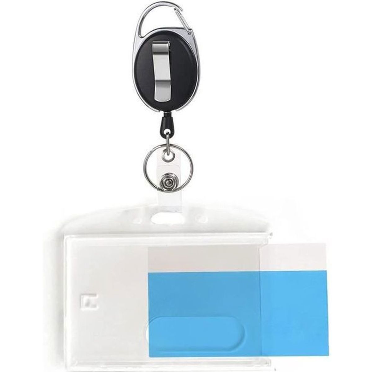 Transparent pour Carte de Visite Porte-Badges en Plastique Badges Imperméable à l/'eau des Porte-Badges JeoPoom Porte-Badge avec Yoyo Carte d/'étudiants de la Marque Protection de Vos Badges