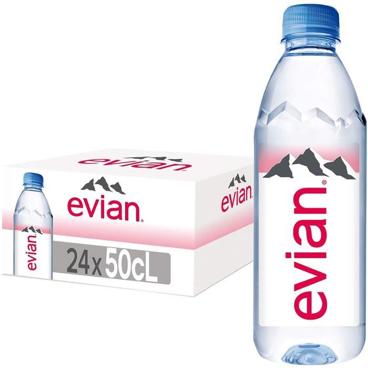 Evian Eau Minerale Naturelle 24 X 500 Cl Cdiscount Au Quotidien