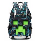 IHABOR Sac d'école Minecraft– Sac à dos mignon et durable pour Garçon de 10 ans, Sac à dos d'école pour Enfent, Vert