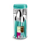 ALBERT DE THIERS Ménagère 24 pièces Fusain - Emeraude