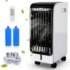 GIANTEX Climatiseur Mobile 4 en 1 Télécommandé-3 Modes+3 Vitesses-Rafraîchisseur d’Air -Ventilateur Minuterie 8H-Réservoir d'Eau 6L