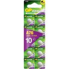 Piles LR44 Bouton - AG13 - Lot de 10 GP Extra | Batteries Alcalines LR 44 A76 - Longue durée et Haute Performance