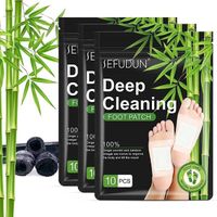30 PCS Dtox pour les Pieds Patch Detox Pieds Deep Cleansing Detox Patches De Pieds Foot Patches Detox Aux Herbes