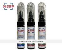 MSRP FRANCE - Kit stylos retouche peinture voiture pour RENAULT NNP & Rouge Flamme - Atténuer rayures ou éclats de peinture