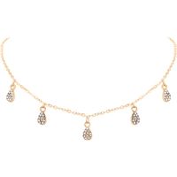 LCC® Collier femme argent fantaisie perles pendentif fille cadeau bijoux chaine cou anniversaire sautoir fête alliage d'aluminium