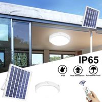 Plafonnier-suspension solaire pour Intérieur-Exterieur LED Lampe à économie d'énergie IP64 avec TéLécommande