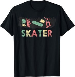 SKATEBOARD - LONGBOARD Skateur Skateboarding Planche De Skate Retro Skateboard T-Shirt.[Z856]