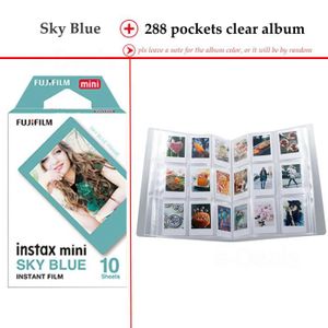 ALBUM - ALBUM PHOTO Film et Album 288P-Mini Film bleu, 10 feuilles, po