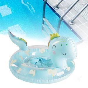 BOUÉE - BRASSARD Bleu - Flotteur de natation'été en forme de dinosaure pour enfant, tube de piscine amusant pour nourrisson