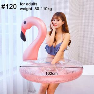 BOUÉE - BRASSARD Clear Flamingo 120 - Bouée de piscine gonflable po