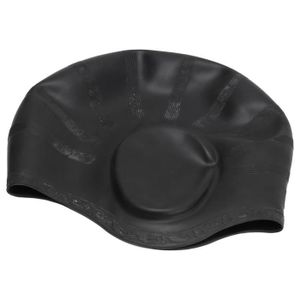 BONNET PISCINE- CAGOULE Fafeicy bonnet de bain imperméable Bonnet de bain en silicone Protection des oreilles Bonnet de bain étanche ergonomique en trois