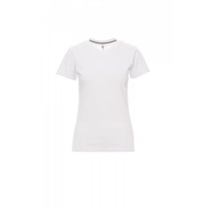 T-SHIRT T-shirt femme - Payper - Sunrise - Col en bord côtes mixte spandex - Coutures stretch - Blanc