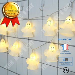 GUIRLANDE LUMINEUSE INT TD® 1Pc Halloween Ghost Lantern Guirlande Lumineus