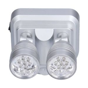 APPLIQUE EXTÉRIEURE Akozon lumière de capteur de mouvement Lampe à capteur réglable à double tête lampe à capteur de mouvement à induction