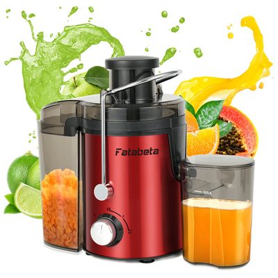 Extracteur De Jus Lent 4SWISS - Ouverture 135 Mm, Vitesse 37 Tr/min, 0,5L - Pour Fruits Et Légumes Entiers, Facile à Nettoyer