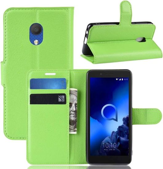 Custodia A Portafoglio Con Supporto Per Alcatel 1C 2019 – Pelle PU Con Scomparti Per Carte, Chiusura Magnetica, Stampa Tiger Abbraccio, Include Pennino - 5