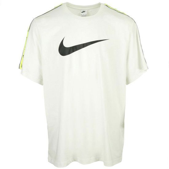 Nike M Nsw Repeat Sw Ss Tee, T-shirt homme White Cdiscount