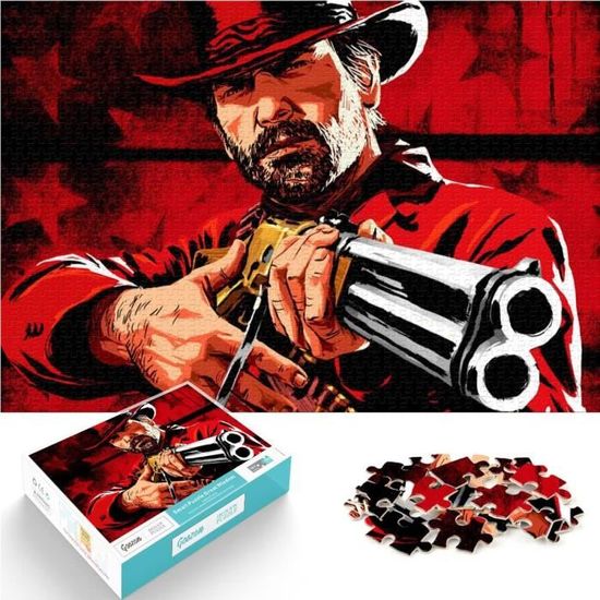 Puzzled Morgan 1000 Pièces Puzzle Adultes Enfants Puzzle Standard Redemption Arthur ...