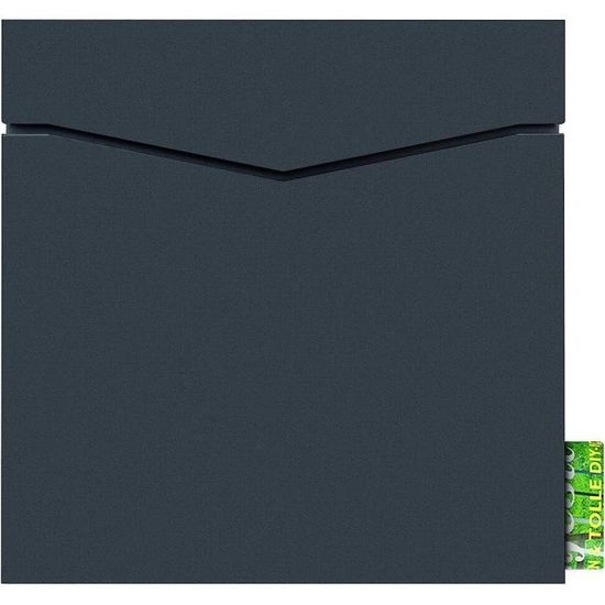 Système De Boîtes Aux Lettres Avec 10 Boîtes Aux Lettres Et Socle Acier Anthracite