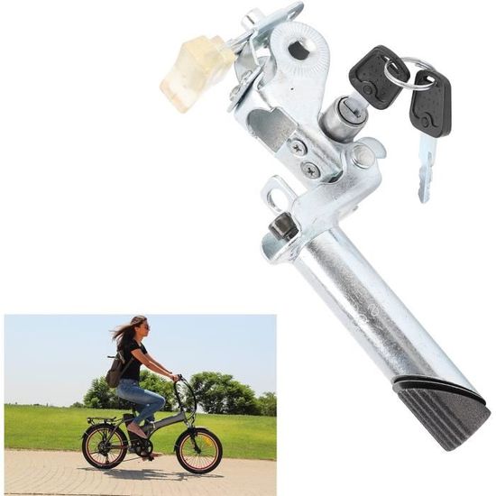 Tige De Selle Pliante Antivol Pour Vélo électrique - Métal - Protection Batterie