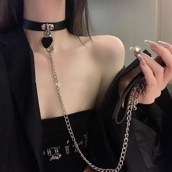 Collier Tour De Cou En Velours Noir - Sexy Jewels - Fétiche - Neuf Sans Emballage