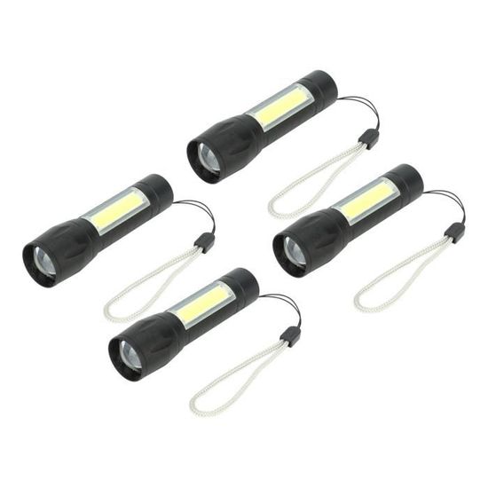 Lampe Torche LED Rechargeable USB 900 000 Lumens - Super Puissante Pour Extérieur