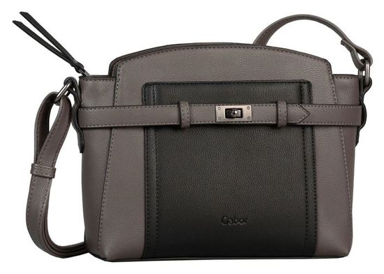 Sac à Main Gabor Gianna Bandoulière Réglable En Polyuréthane Noir - Taille S, Parfait Pour Le Quotidien